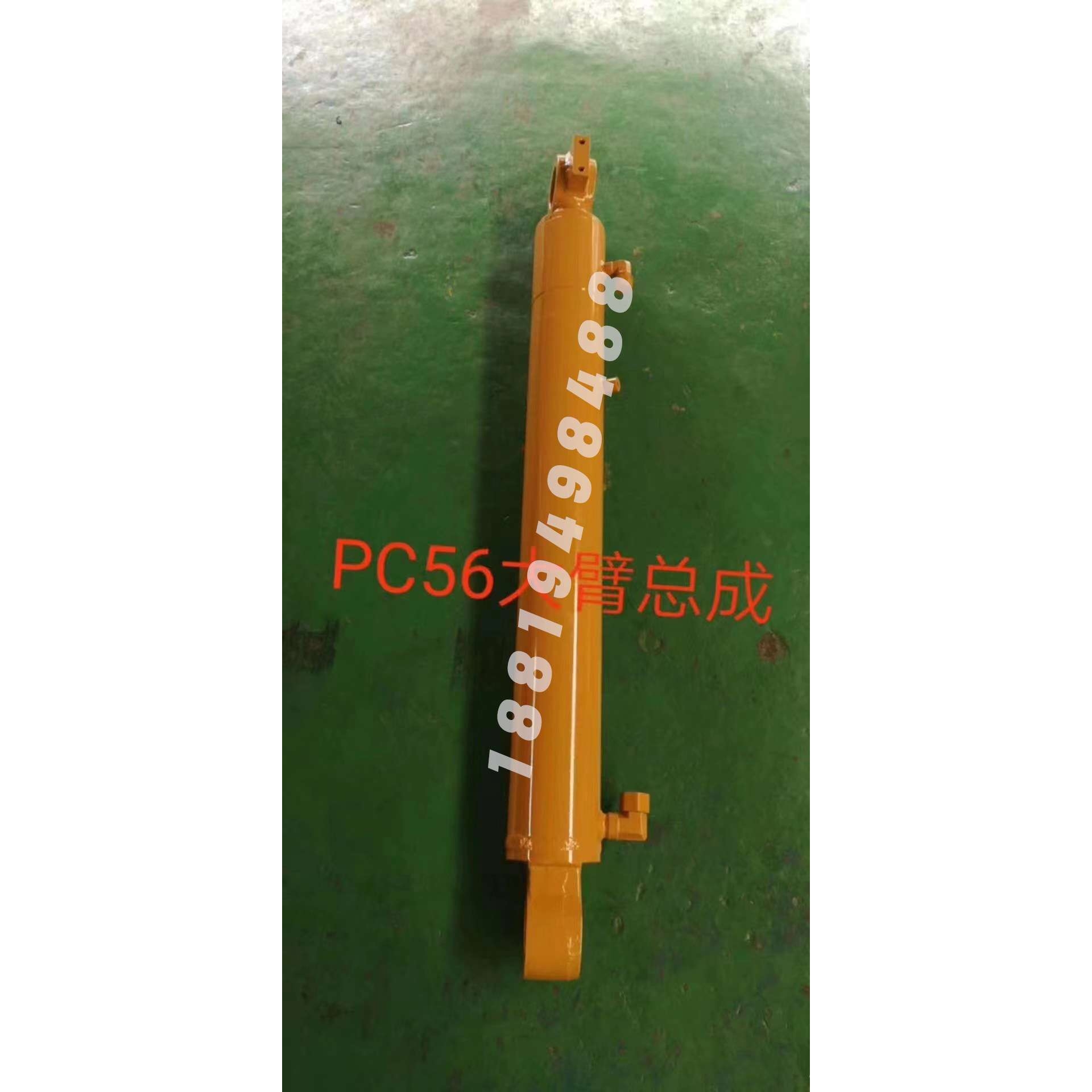 挖机油缸总成小松PC56大中小臂液压缸活塞杆头挖斗杆缸筒螺母缸盖