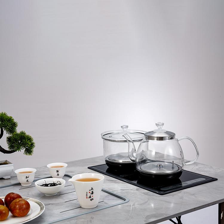 全自动底部上水电烧水壶抽水煮泡茶具专用茶台一体机嵌入式烧水壶