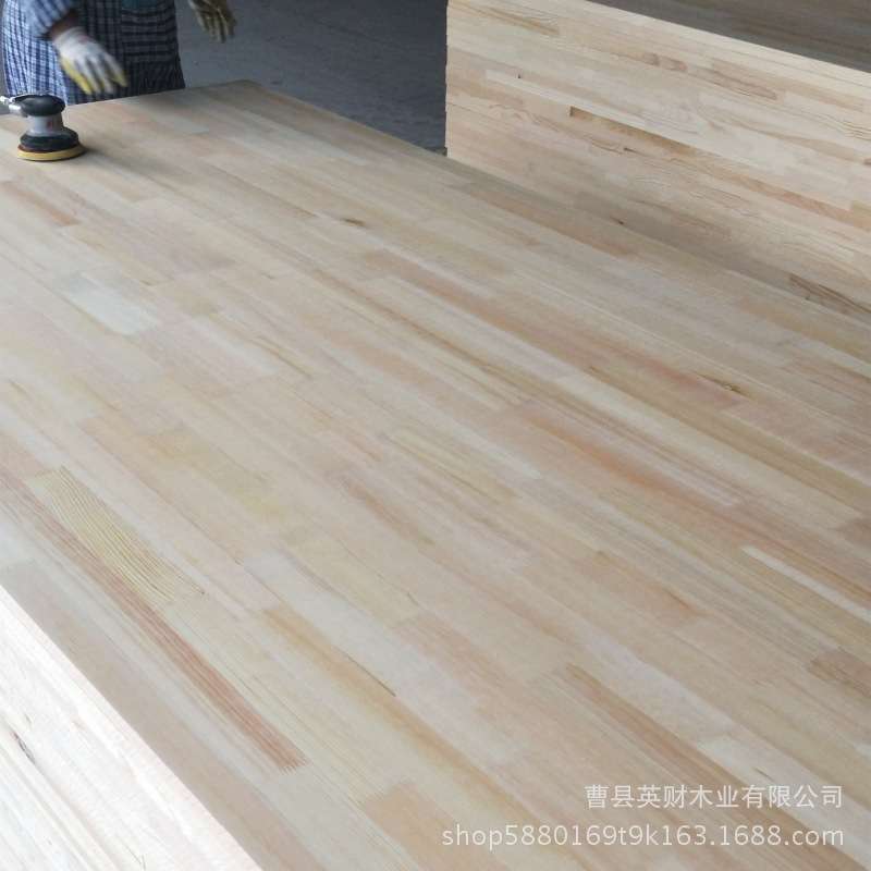 樟子松直拼板 直接板环保E0级 拼接家具板实木木板