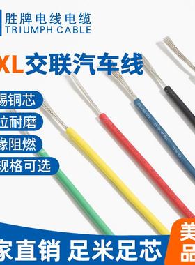 厂家直销低压薄壁汽车线GXL-20AWG交联辐照高温汽车连接线