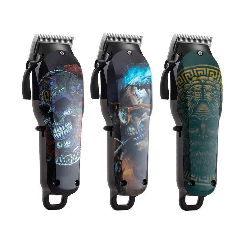 科美kemei专业理发剪KM-735骷髅头理发剪4小时快充7小时超长待机