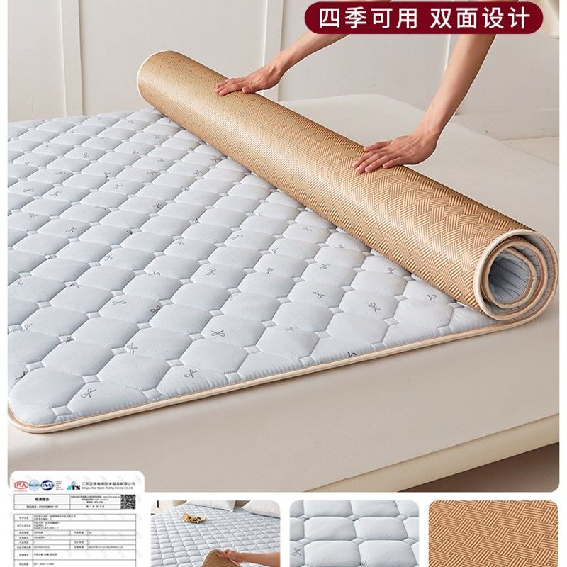 凉席床垫双面冬夏两用席子夏季藤席软垫202M5新款夏天凉垫床褥子