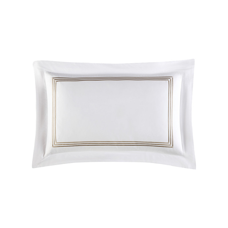 140支高端轻奢埃及棉长绒棉枕套【1对装 】O支持尺寸订做定制枕套