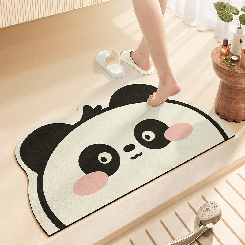 浴室吸水地垫家用k卫生间门口硅藻泥软垫速干防滑垫厕所洗手台地