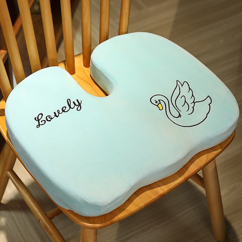 记忆棉护腰靠垫办公室座椅t腰靠沙发椅子靠背靠枕屁垫坐垫汽车腰