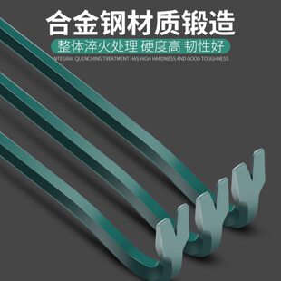 扁头棍小撬棍钢钢金属工具拆机起钉器撬棍翘撬棒木工撬杠大号特种