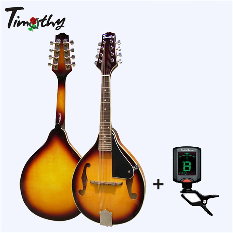 Timothy真可爱n中级M100高音送学琴全套八弦曼陀林乐器曼陀铃琴