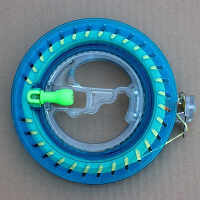 潍坊风筝新款手握轮风筝线轮水晶放飞轮防倒N转轴承带线线盘轮厂