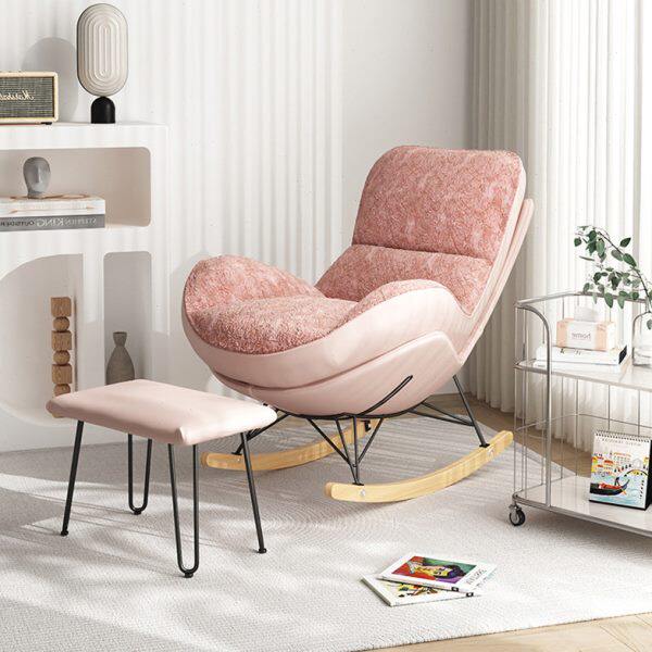 夏客厅冬家用网红休闲两用懒人摇椅躺椅单人沙发椅轻奢摇摇椅阳台