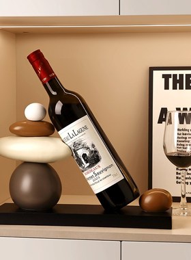 轻奢高档时来g运转红酒架摆件玄关餐边柜高级感客厅酒柜装饰品酒