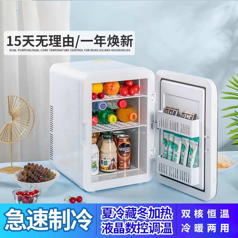 迷你小冰箱一人冷冻冷藏家用宿舍车载办公室mini学生小型冰柜图片