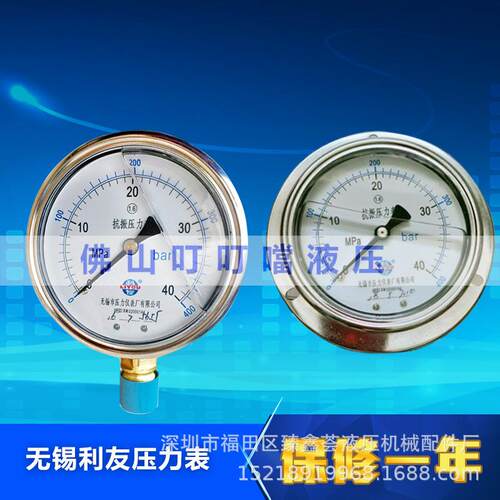 利友压力表 YK60-III YK60-I YK100-III YK100-I 10/16/25/40MPA