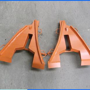 铁路矿车复轨器 铸钢钢板43公斤人字型复轨器 机车脱轨复位器