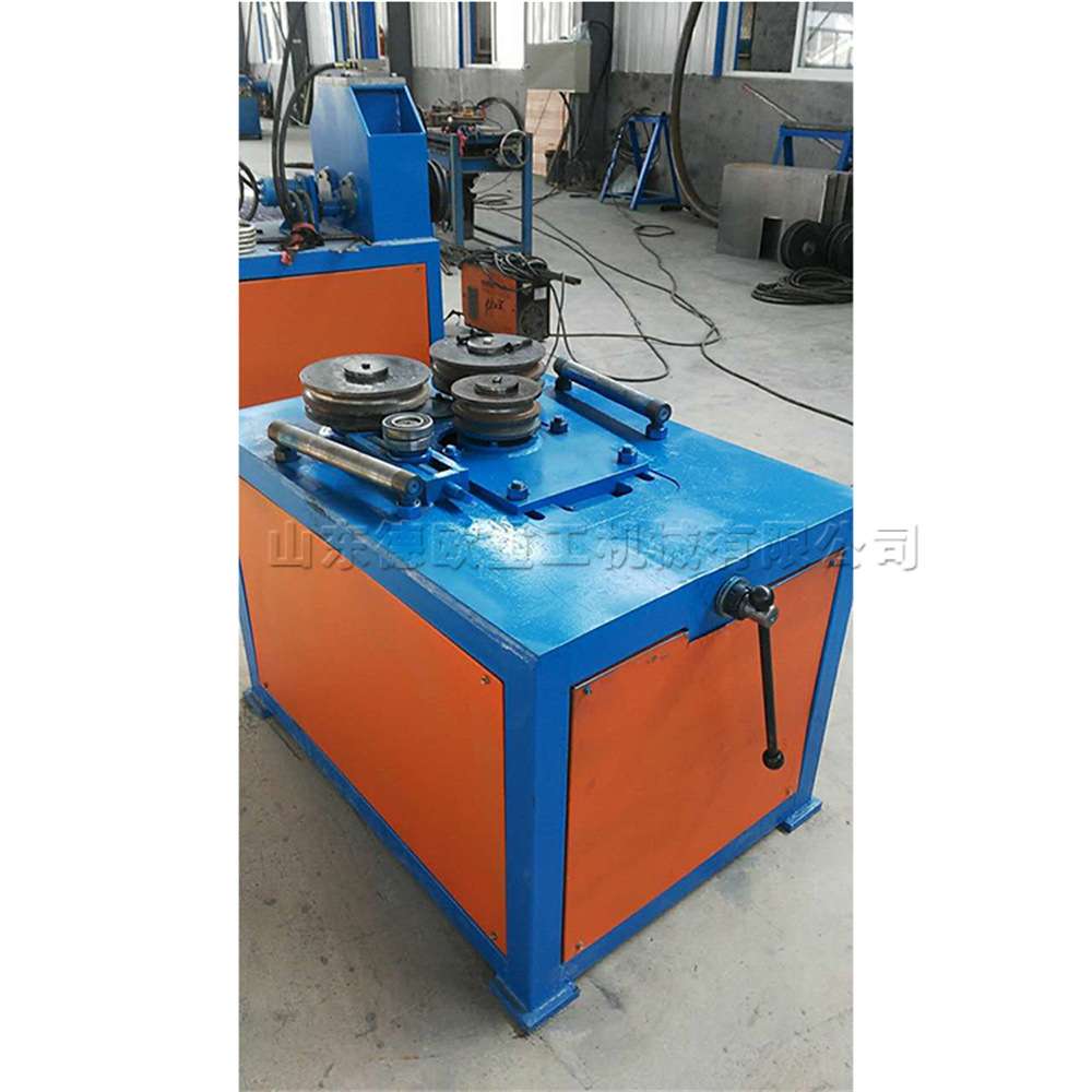 Profile bending machine 三辊型材弯曲机 全自动圆钢扁钢卷弯机