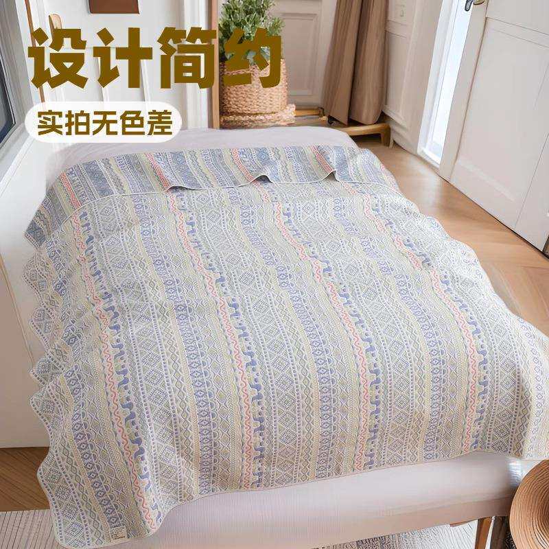 纯棉六层纱布240*300冬季恒温软席加大榻榻米炕床A类四季可用水洗