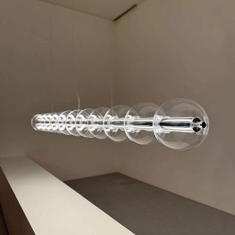 意大利Luce Sferica餐厅吧台玻璃吊灯设计师桌岛台长条灯2025新款
