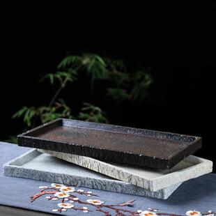 简约树脂长方形花盆底托花托盛水盘个性花卉微景观绿植拼盘家用