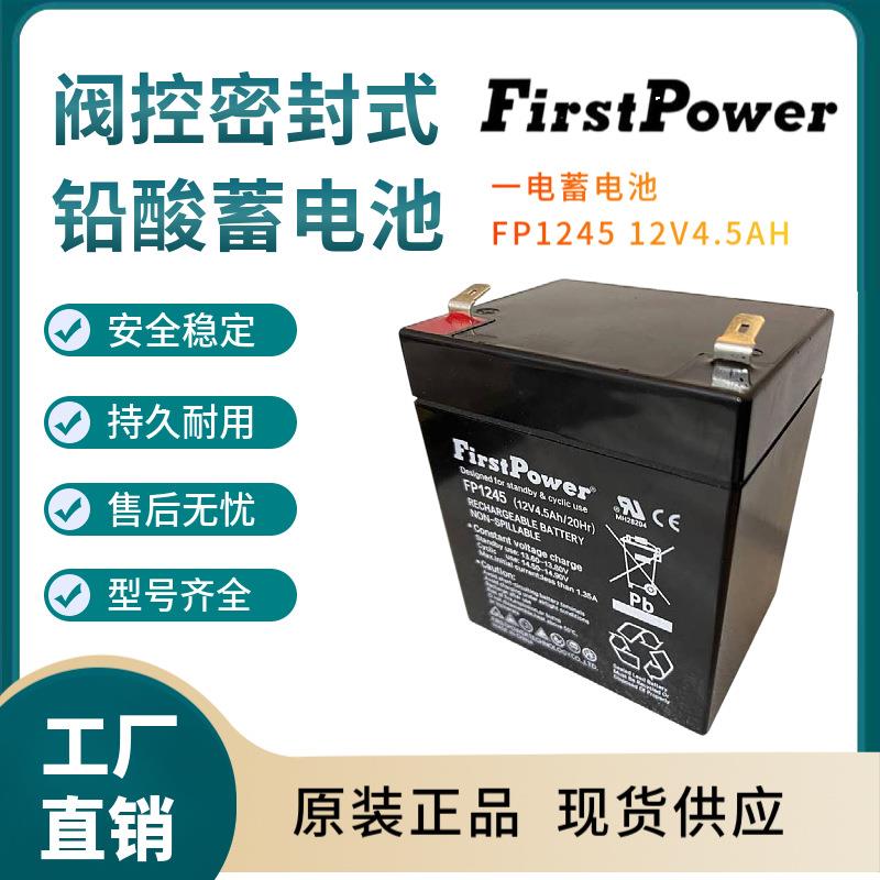 一电蓄电池FP1245 12V4.5AH 紧急电源 变电站 紧急电源