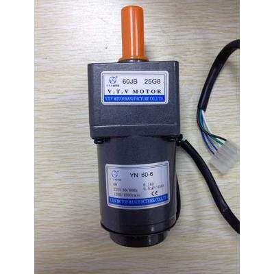 6W调速电机 VTV单相电机 VTV齿轮调速马达 YN60-6/60JB60G8