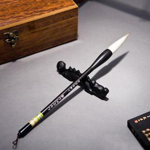 上海周虎臣兼毫毛笔专业级元 白石獾提斗笔启功体行书行草书法毛笔