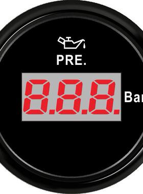 SJ系列 DN52mm 数显式油压表游艇快艇 工程车机械车卡车 0-10Bar