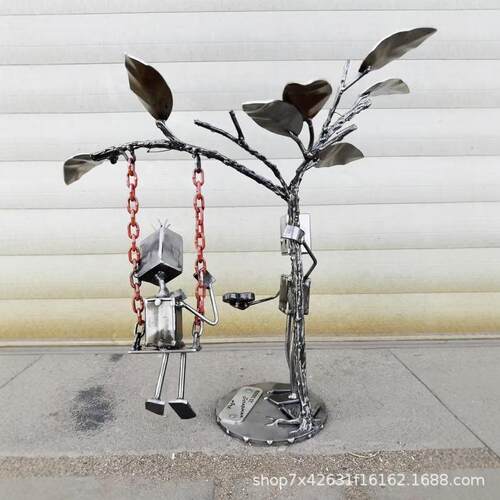 跨境新品 Robot Love Confession Ornament 机器人爱情告白挂饰