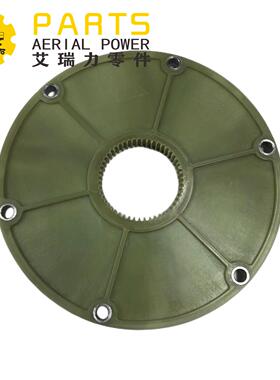 吉尼飞轮 高空车 升降机剪叉车通用 高空设备零件绿色塑料