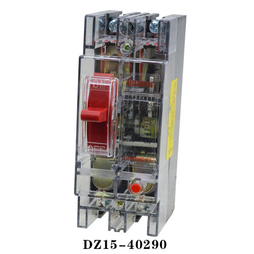 DZ15-100/390 63A透明空气开关单相220塑壳断路器三相380V保护器