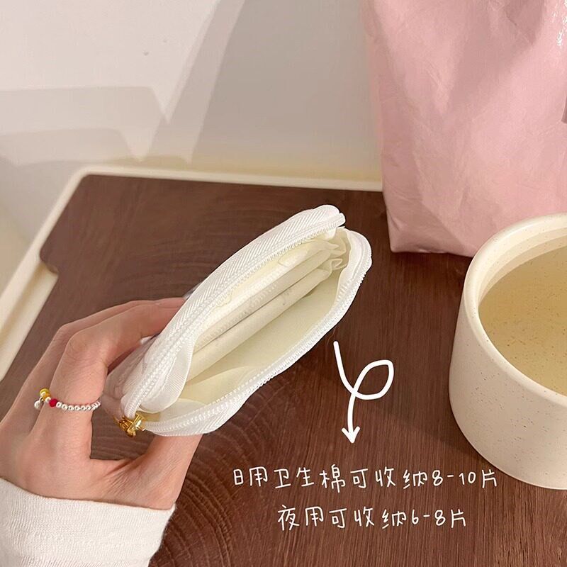 卡通KT露比卫生巾姨妈巾收纳包拉屎包小巧便携可爱少女帆布月事包