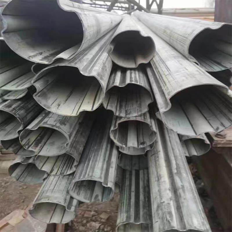 长期 异形钢管 各种规格圆凹管 规格全 表面光亮壁厚均匀
