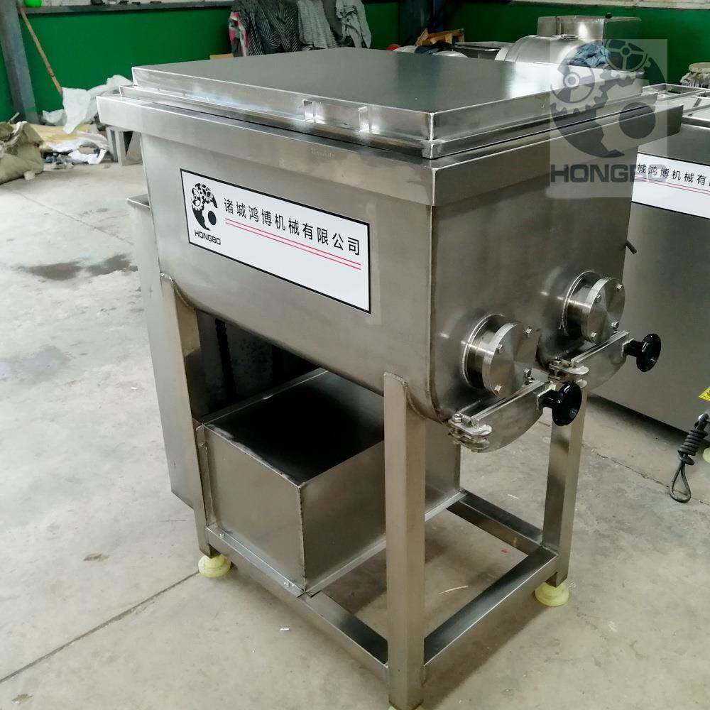 鱼皮真空拌馅机现货宠食搅拌设备肉泥研磨拌料机