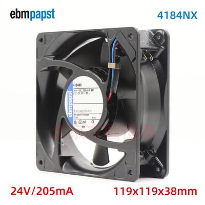 4184NX 12038 ebmpapst紧凑型风扇 4184NXM 4184NGX 24V直流风扇