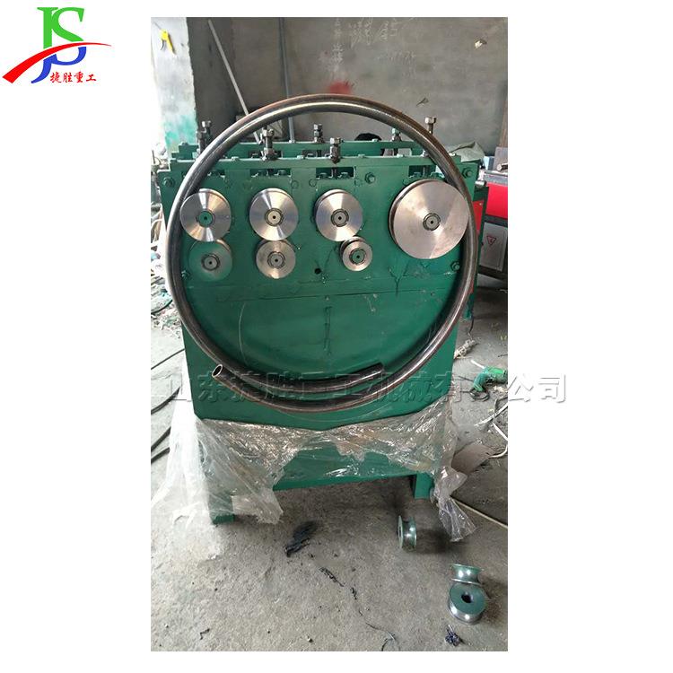 小型卷圈机 多滚轮管材弯圆机 方管金属型材盘圈机 卷圈速度快