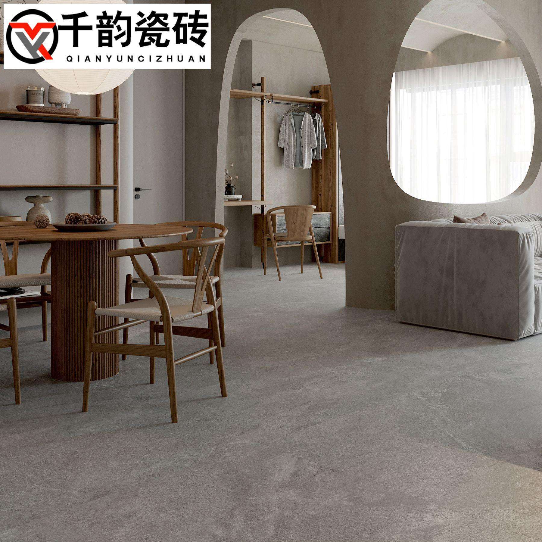 微水泥砂岩瓷砖600x1200卫生间墙砖厨房阳台防滑地砖民宿酒店瓷砖