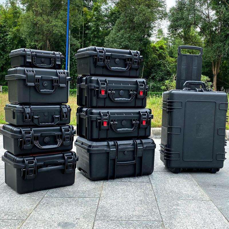 手提安全仪器设备箱收纳防潮防水防护箱户外塑料工具箱子道具定