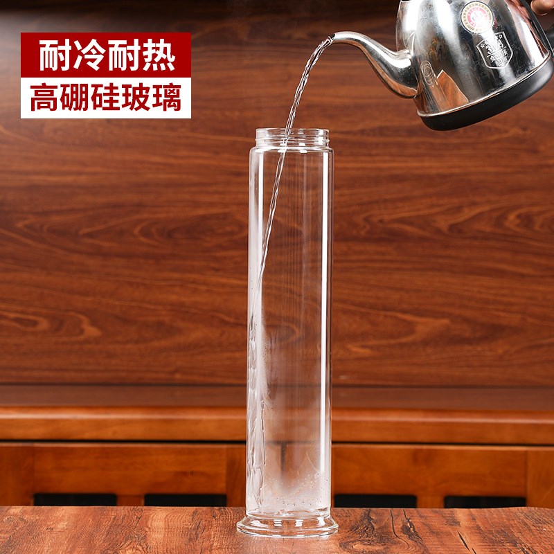 泡人参酒瓶专用高硼硅玻璃泡酒瓶1斤2斤装密封储酒瓶空瓶分装容器