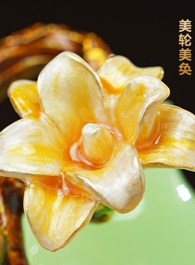 福禄吉祥琉璃玉葫芦摆件家居客厅玄关酒柜大气装饰品乔迁新居礼物
