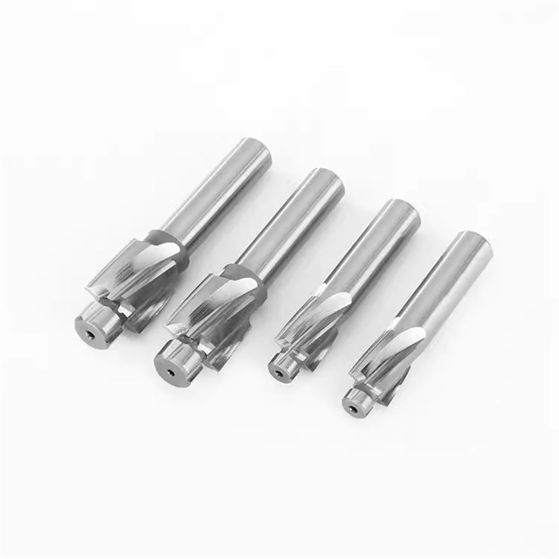 高速钢螺丝沉孔沉头沉台铣刀平底导柱头锪钻倒角刀钻器Y高精度硬