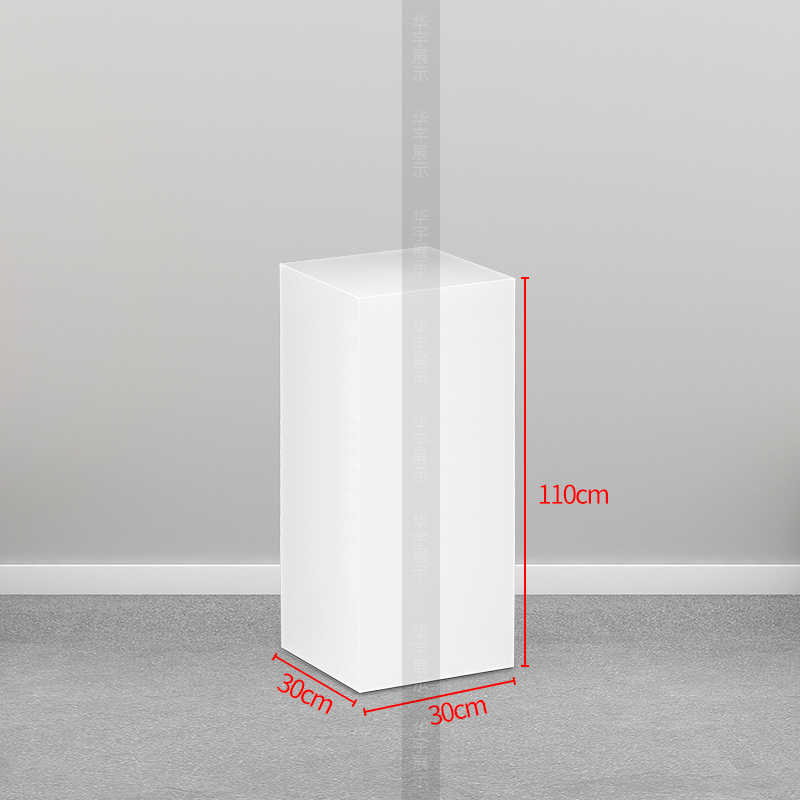 木质烤漆展示台地台橱窗展示台工艺礼品摆饰方形高Q低展台架柜模