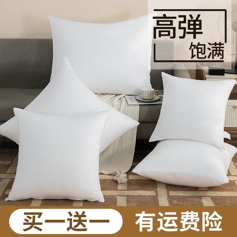 买一送一抱枕芯靠枕芯沙发45 50 55 60 65P定制内胆抱枕枕芯填充