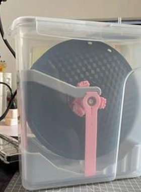 3D打印机PLA耗材干燥箱1KG料盘双层密封圈收纳盒透明4LZ米桶密封