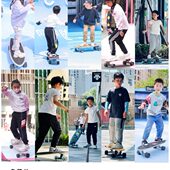 br儿童滑板m专业i桥冲路地山冲浪板代步冲弹簧陆陆板逆