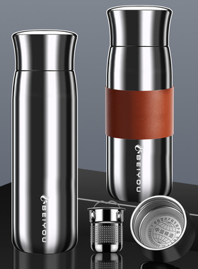 高端无缝316全不锈钢保温杯男款女20F24新款泡茶杯定制logo水杯子