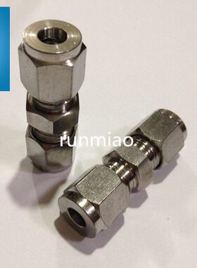 12中接头直101630 间卡14 不锈钢卡套 18 4 3   双48  620 mm 通