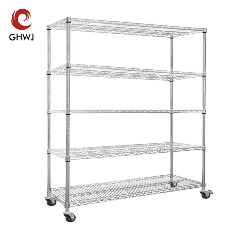 五层电商快递仓库分拣车移动带轮货架置物架物流台车拣货车周转车