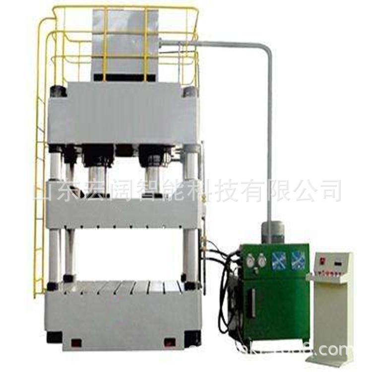 100吨200吨双缸四柱液压机卫星锅盖拉伸成型机400吨油压机