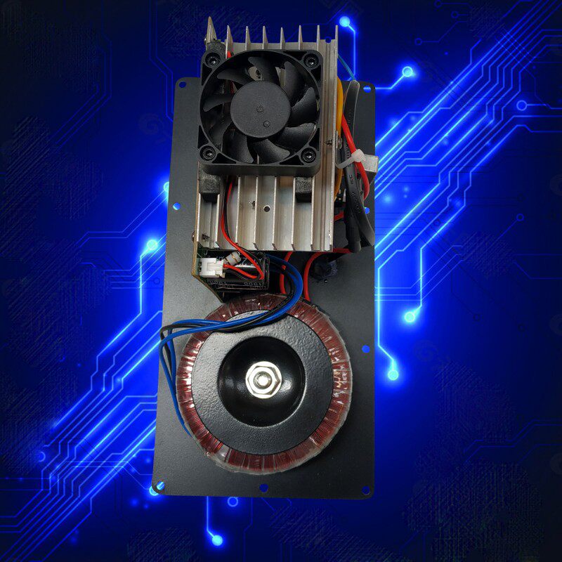 200w超劲diy220v音箱电脑功放板大功率环牛四管功放加风扇功放