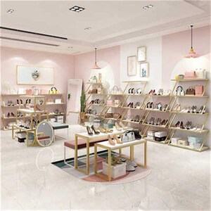 新款鞋店鞋架展示架店铺用高低货架童鞋店商场阶梯形服装店鞋