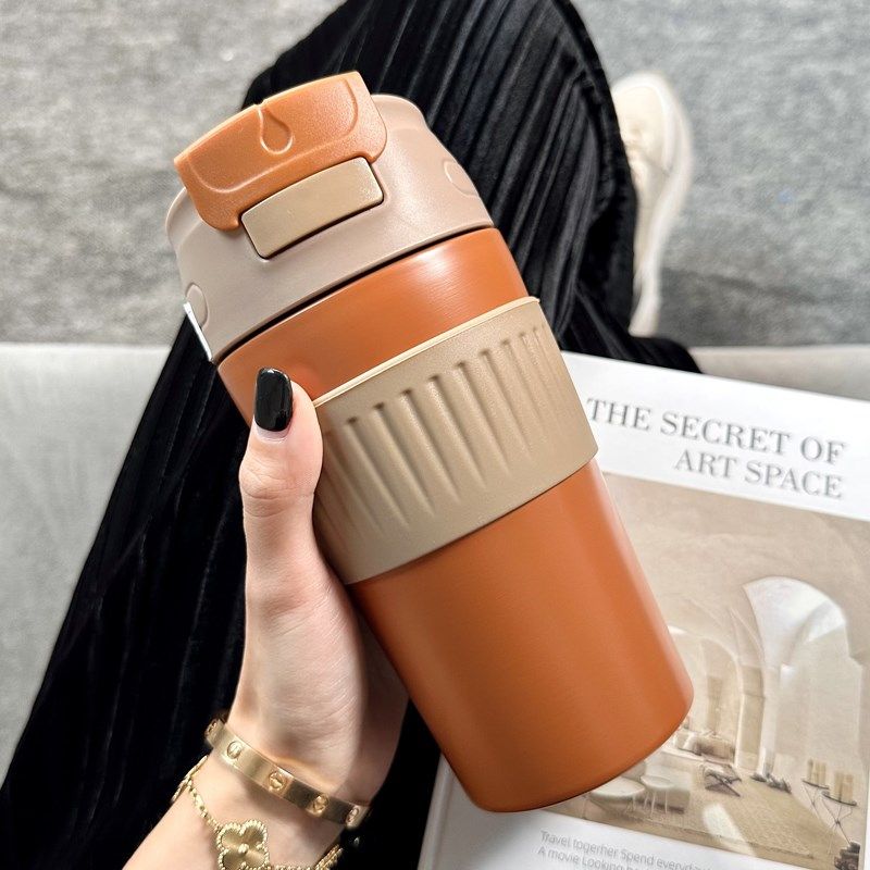 双饮杯子女士高颜值咖啡保温杯吸管杯男士不锈钢水杯大容量便携,餐饮具,保冷/保温杯,淘宝优惠券,粉丝福利购,淘宝优惠卷