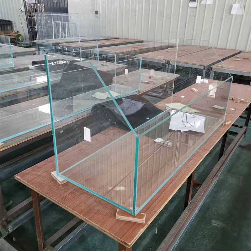 订制金晶超白鱼缸侧滤鱼缸背滤鱼缸底滤缸客厅小鱼缸公司大型鱼缸